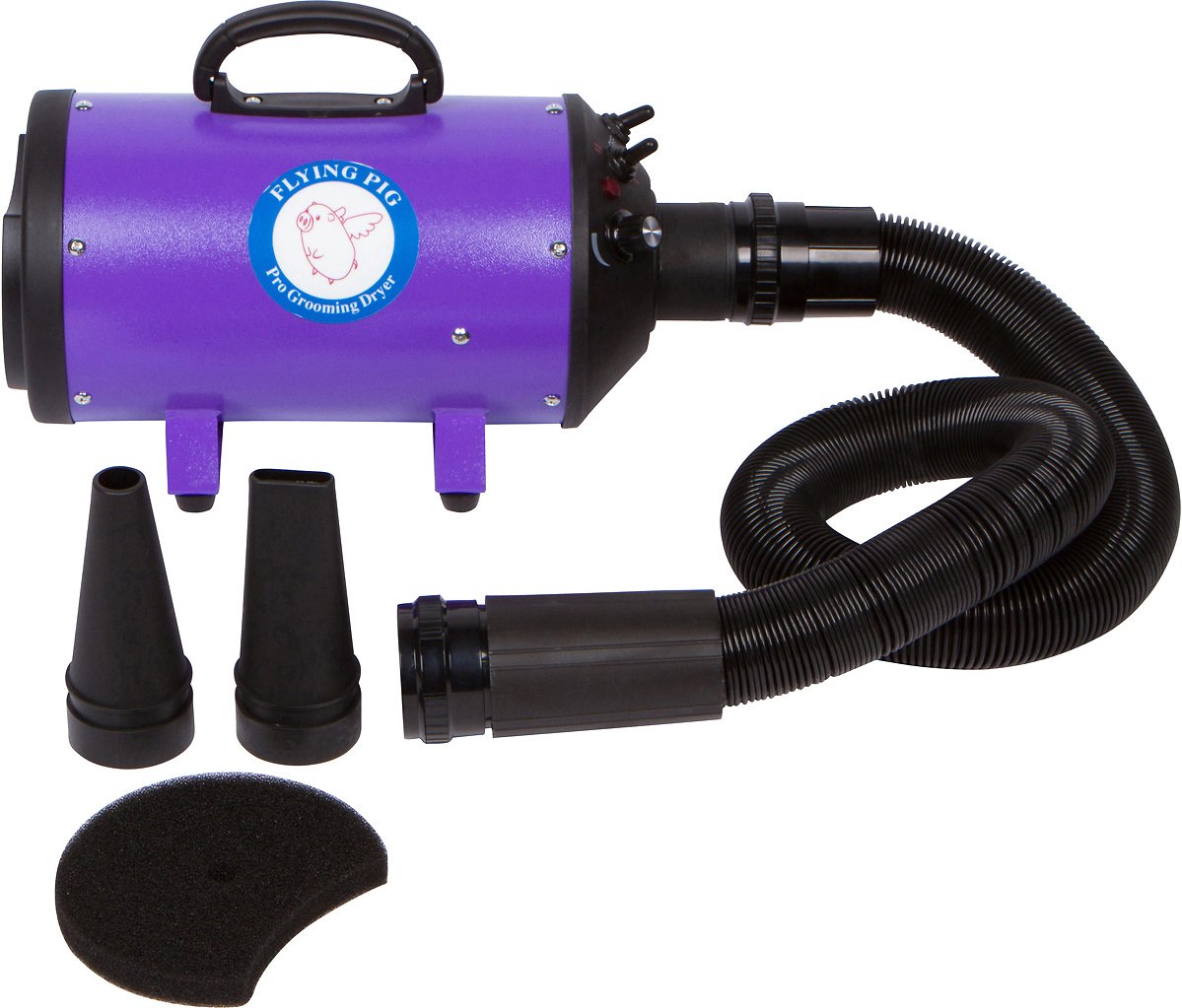 Flying Pig Grooming High Velocity Dog & Cat Grooming Dryer (Purple)