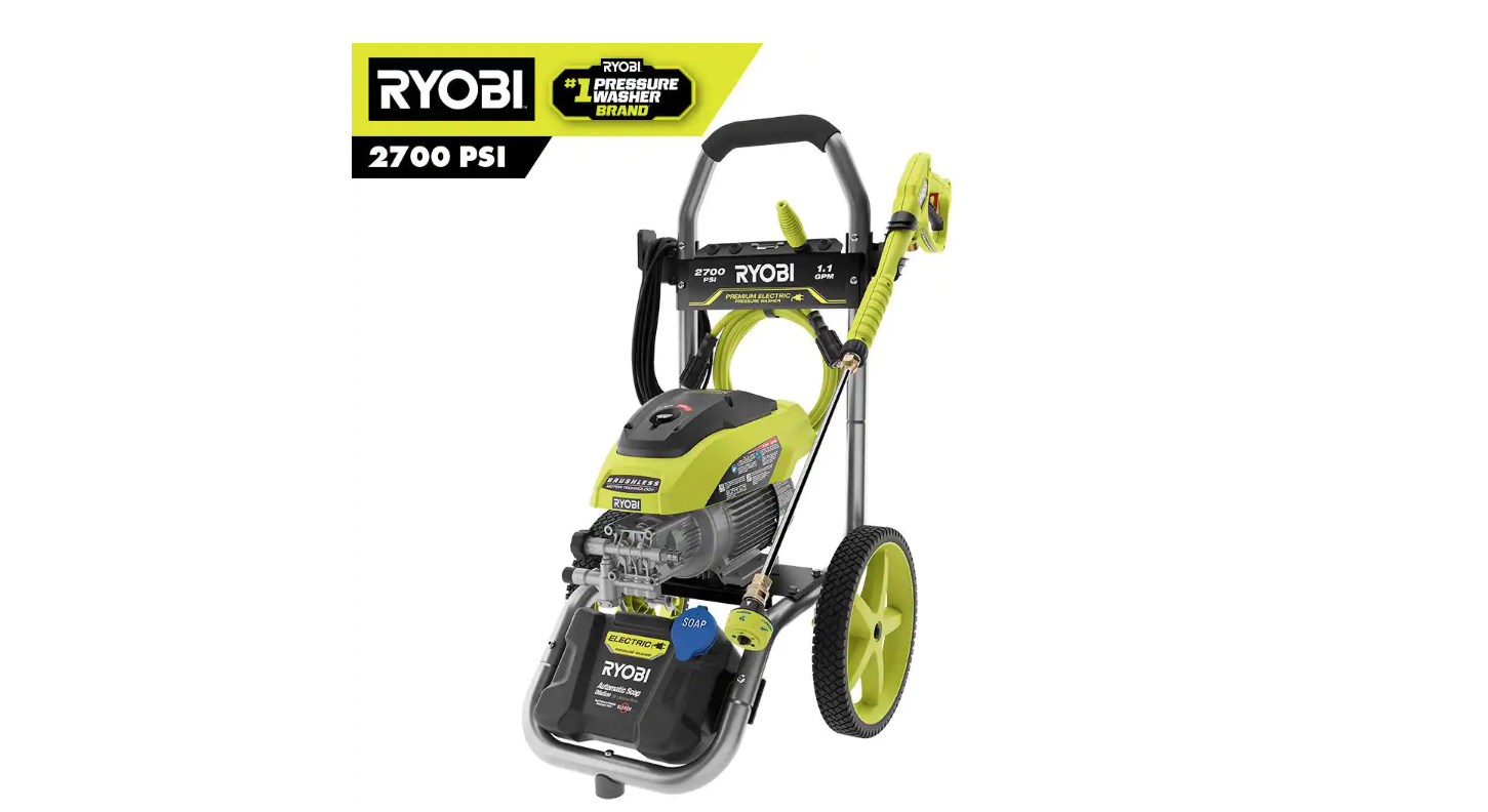 RYOBI RY142711VNM 2700 PSI 1.1 GPM Cold Water Electric Pressure Washer