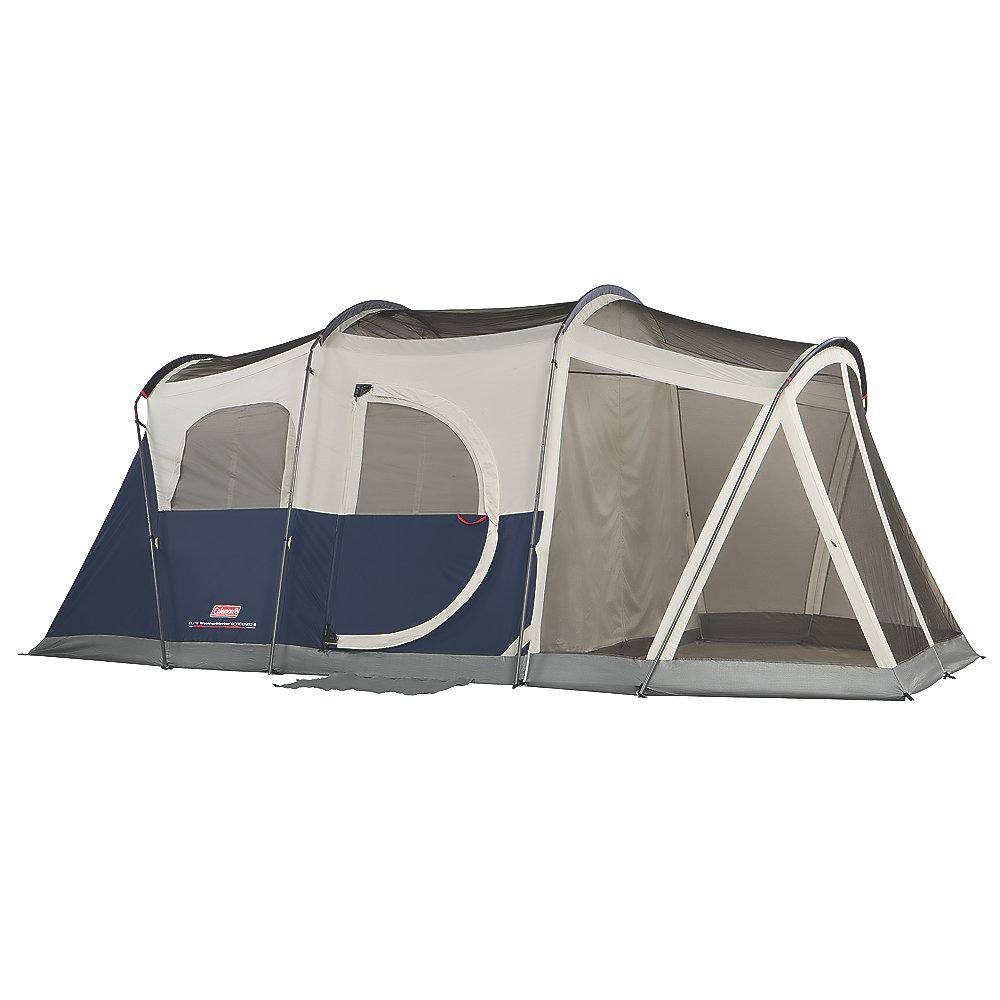 Coleman 2000027947 Elite WeatherMaster 6-Person 11 ft. x 9 ft. Lighted Tent with Screen Room