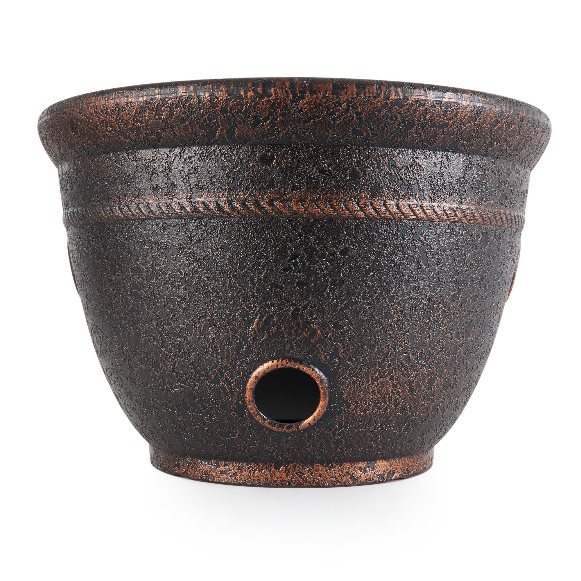 Liberty Garden Banded Rope 100′ Hose Pot