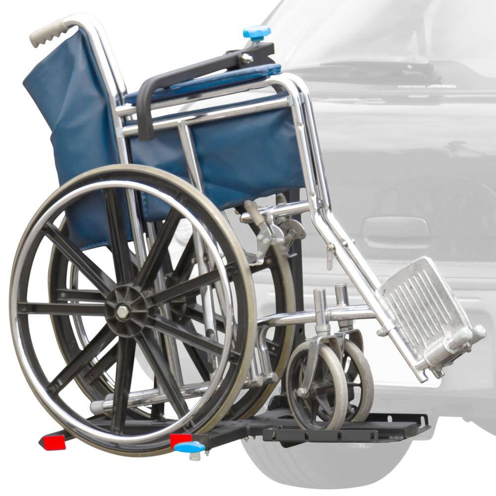 SILVER SPRING MWCC 100 lbs. Manual Wheelchair Carrier with Tilting Platform