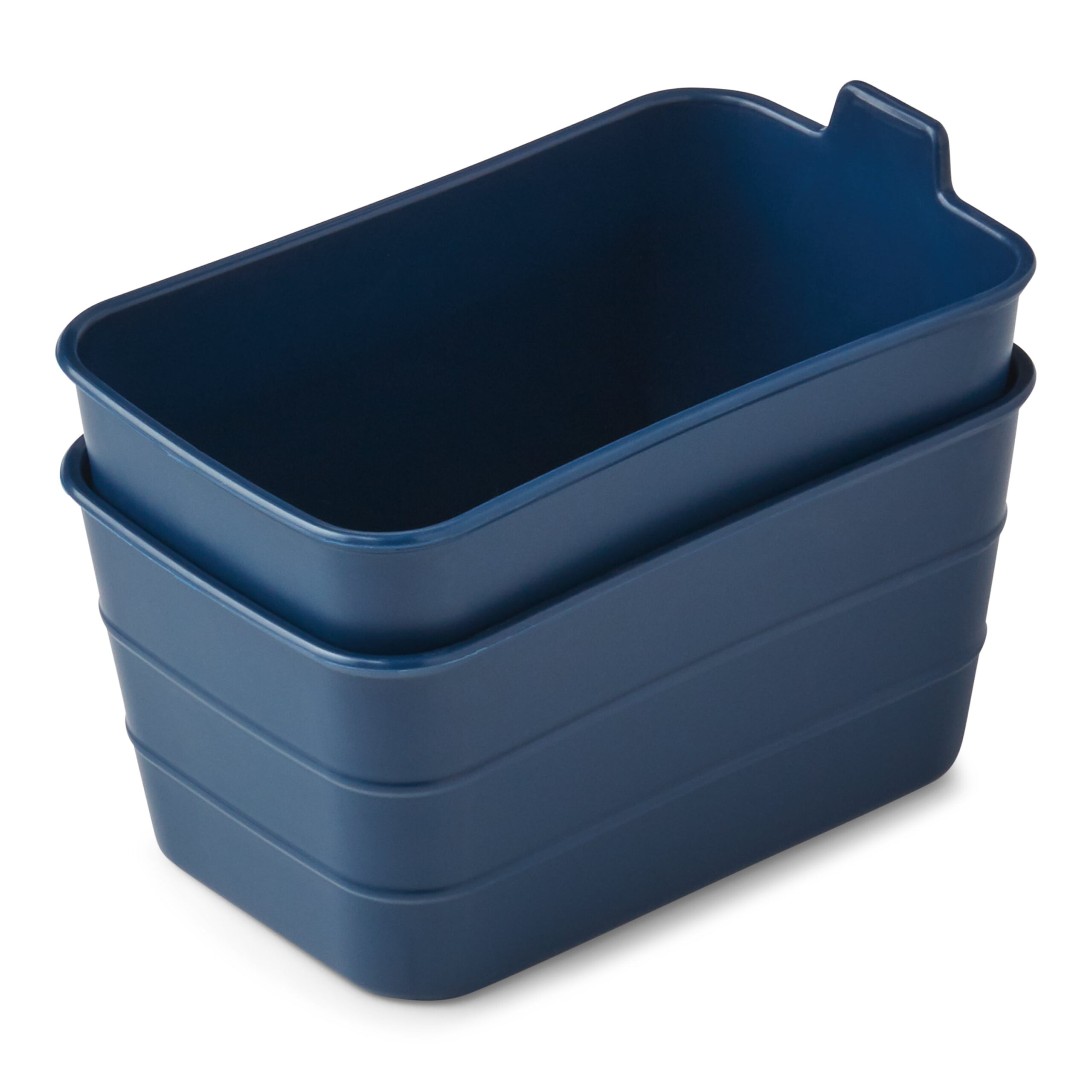 Mainstays Set of 5 Flexible Drawer Storage Organizers. Navy Teal Gray. Case of 6. 30 Piece