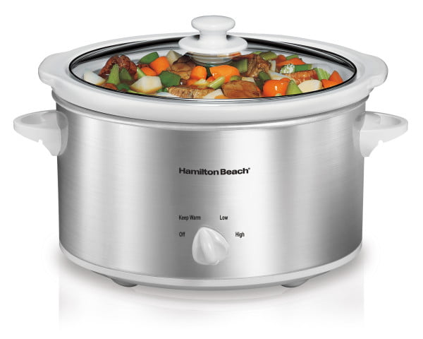 Hamilton Beach 4 Quart Oval Kitchen Countertop Slow Cooker. Model# 33140V