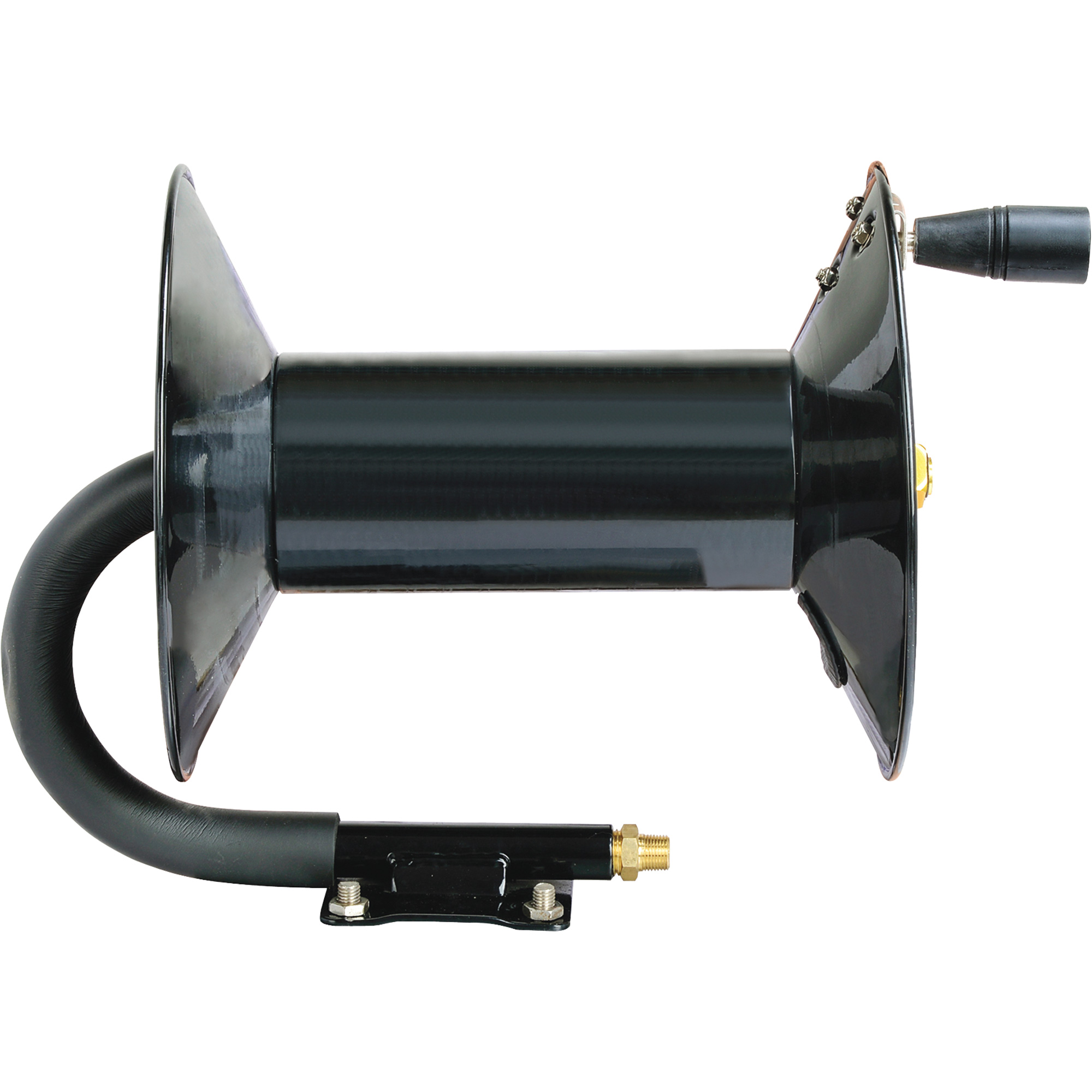 Ironton Air Hose Reel with Hand Brake - Holds 3/8in. x 100ft. Hose. Max. 300 PSI