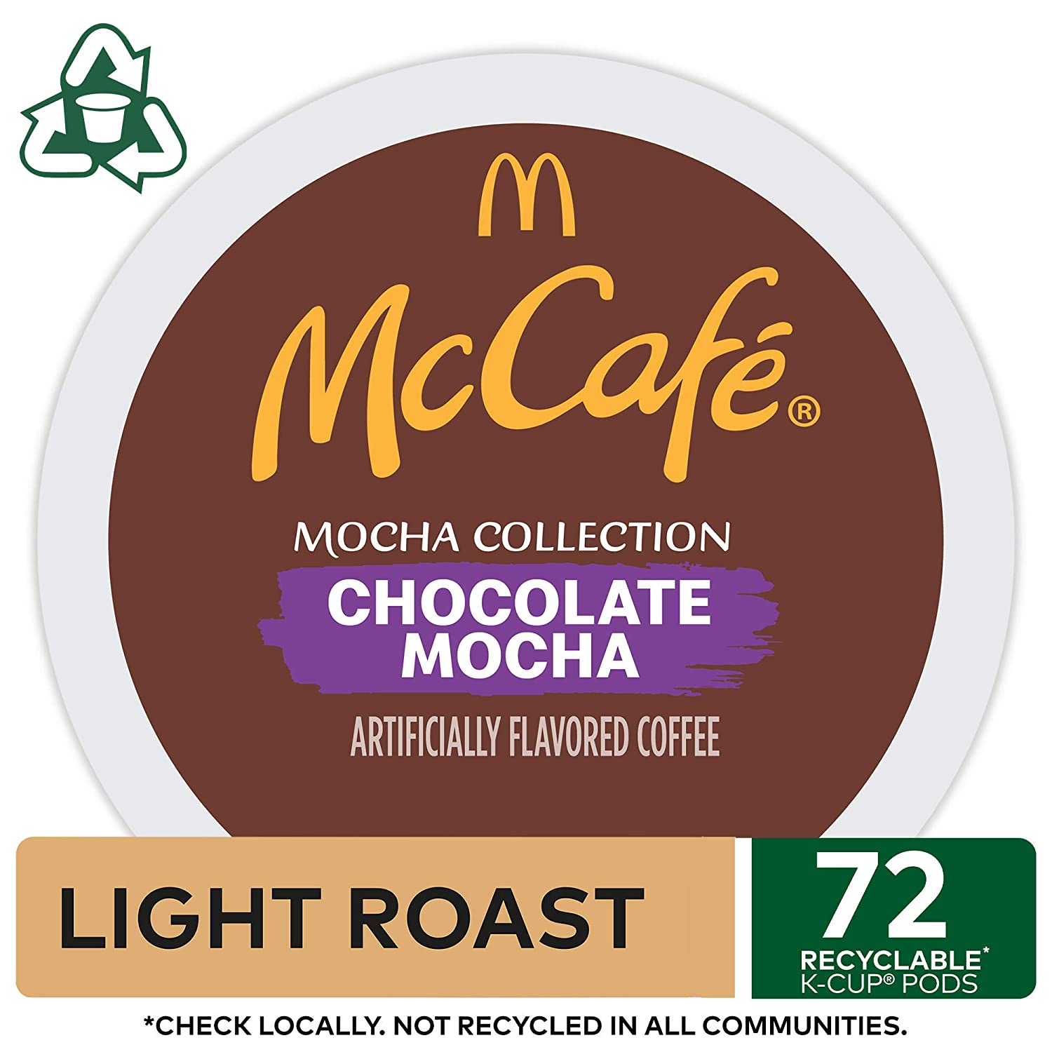 McCafe Chocolate Mocha. Single Serve Coffee Keurig K-Cup Pods. Flavored Coffee. 12 Count (Pack of 6)
