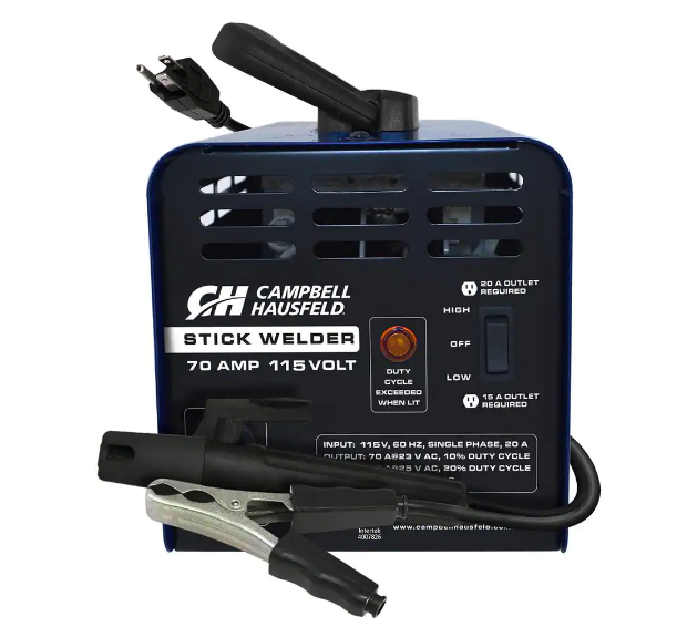 Campbell Hausfeld. 115-Volt 70 Amp Stick Welder