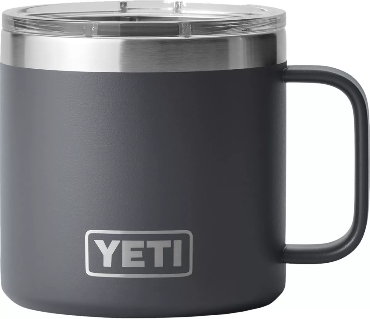 YETI 14 oz. Rambler Mug with MagSlider Lid. Charcoal