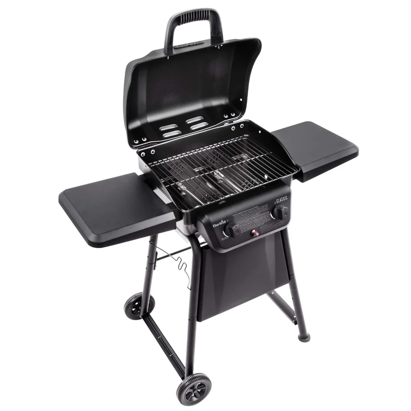 American Gourmet 463672717 Classic 280 2-Burner Liquid Propane Gas Grill. No Side. Black