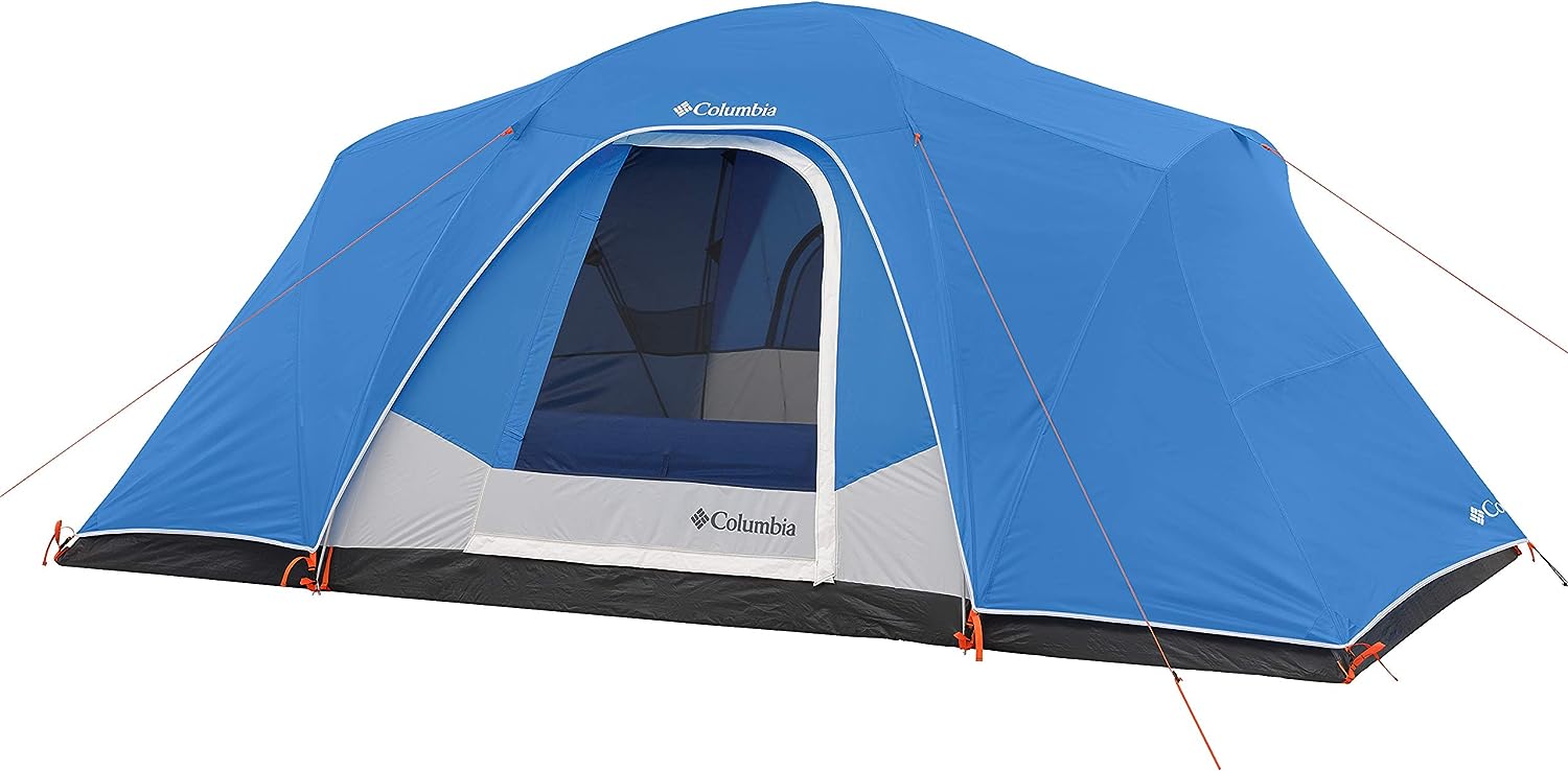 Columbia Tent - Dome Tent 8 Person Tents | Best Camp Tent for Hiking. Backpacking. & Family Camping