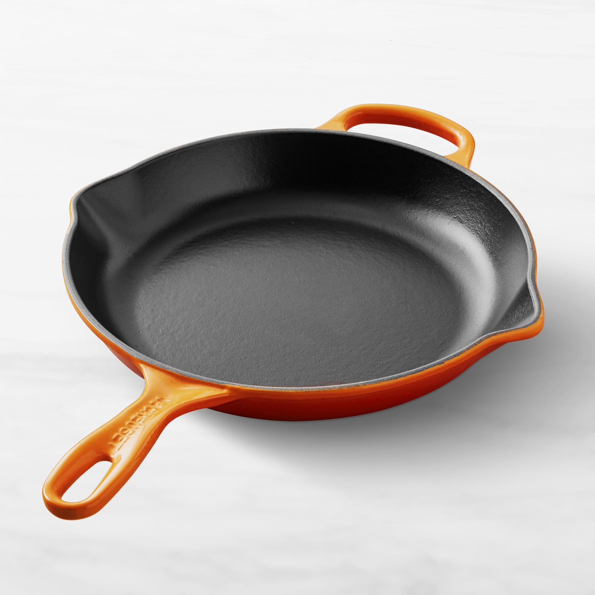 Le Creuset Signature Enameled Cast Iron Skillet Fry Pan 10.25” - Flame