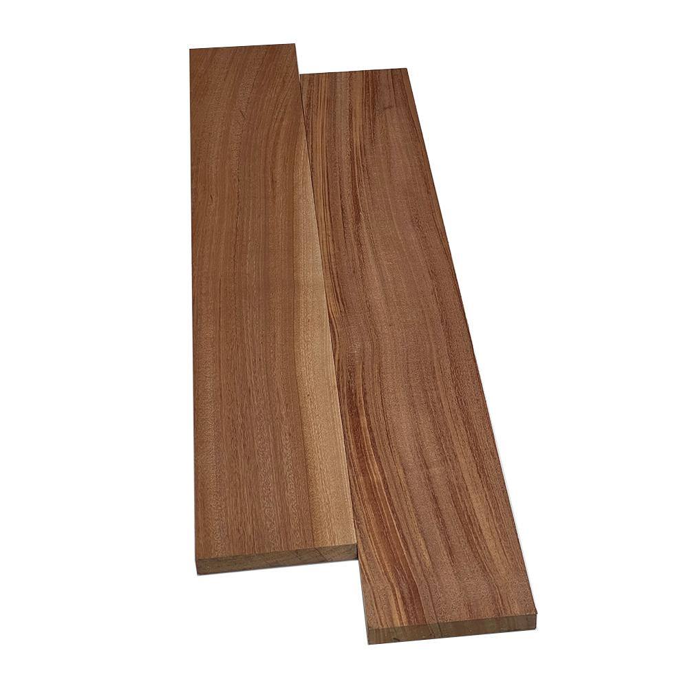 Swaner Hardwood OLM04051696MA 3/4 in. x 5.5 in. x 96 in. S4S African Mahogany Base Moulding (2-Pack)