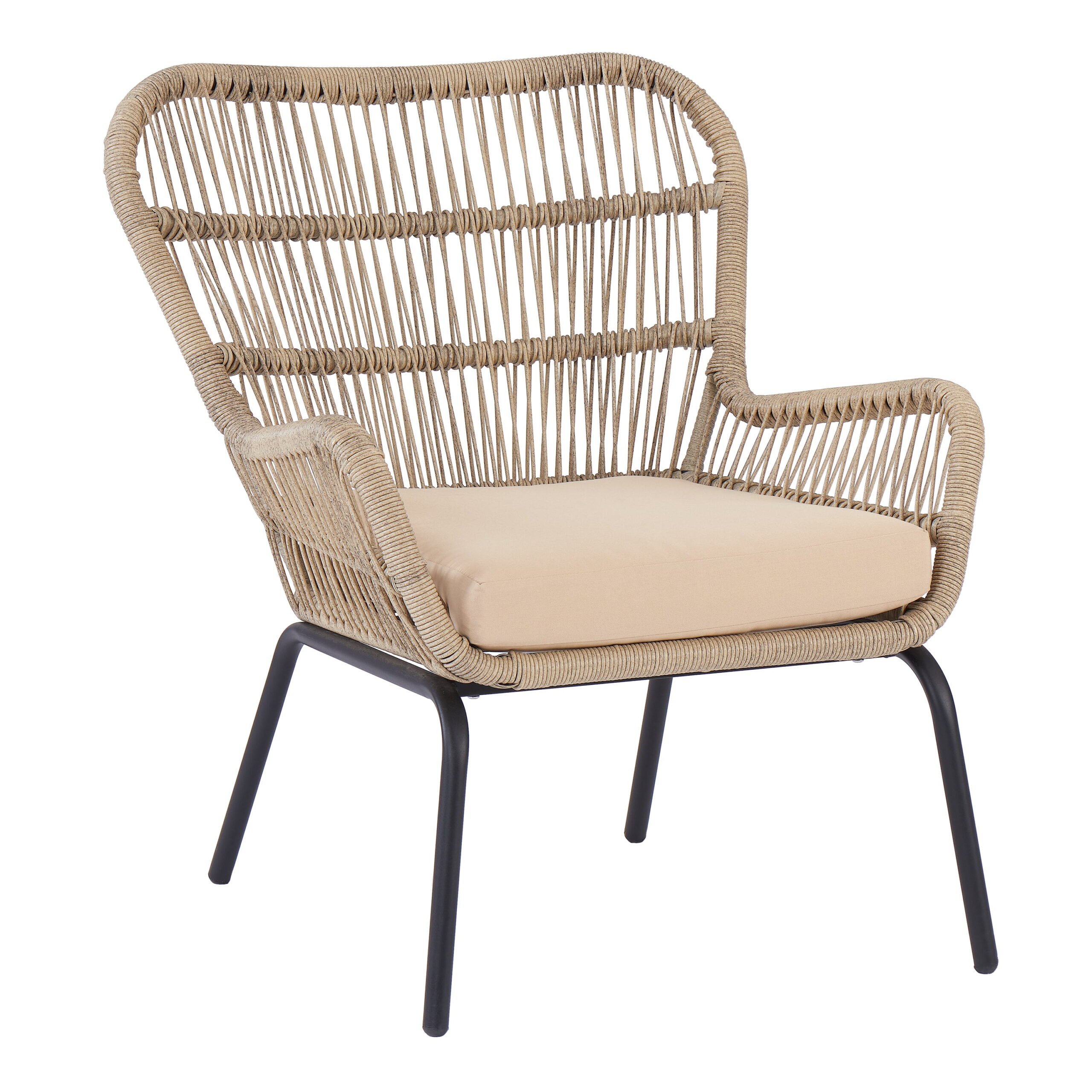 Mainstays Adina Bay Outdoor Patio Furniture 3 Piece Wicker Chat Set