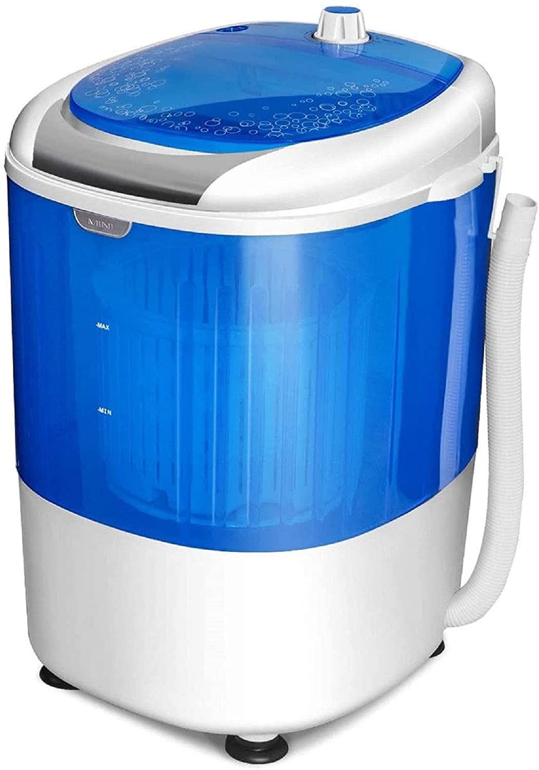 COSTWAY Portable Mini Washing Machine with Spin Dryer. Washing Capacity 5.5lbs. Blue