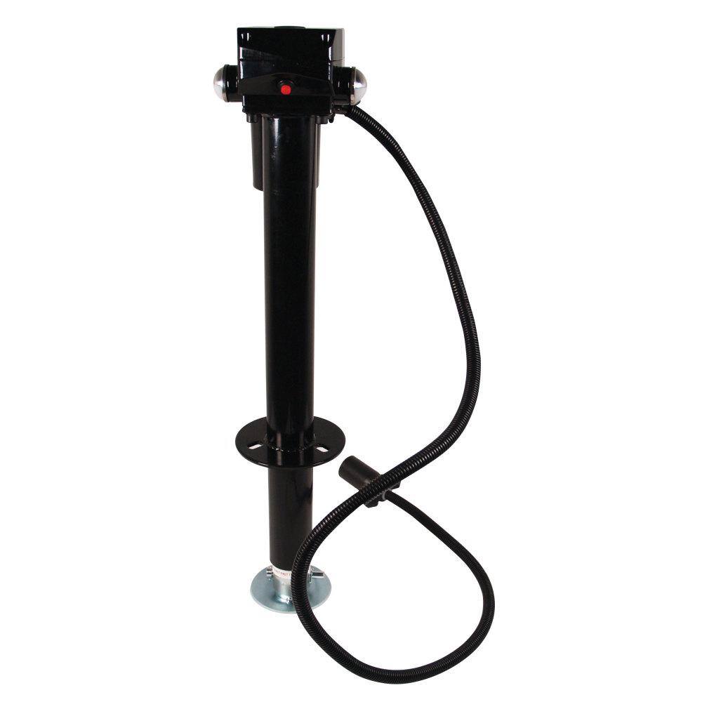 Quick Products JQ-3000-7P 3000 Electric Tongue Jack with 7 Way Plug in Black