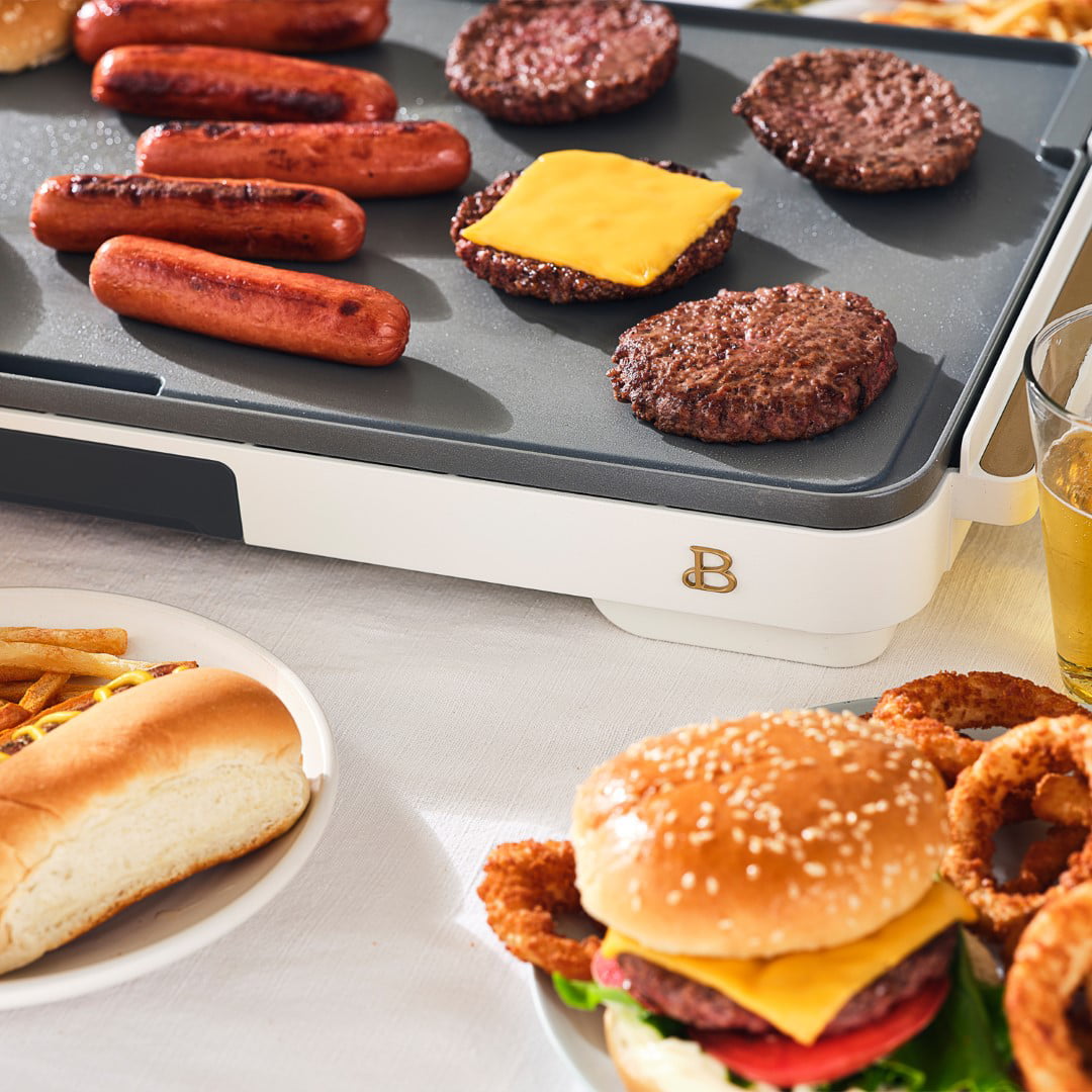 Beautiful 12″ x 22″ Extra Large Griddle. White Icing by Drew Barrymore