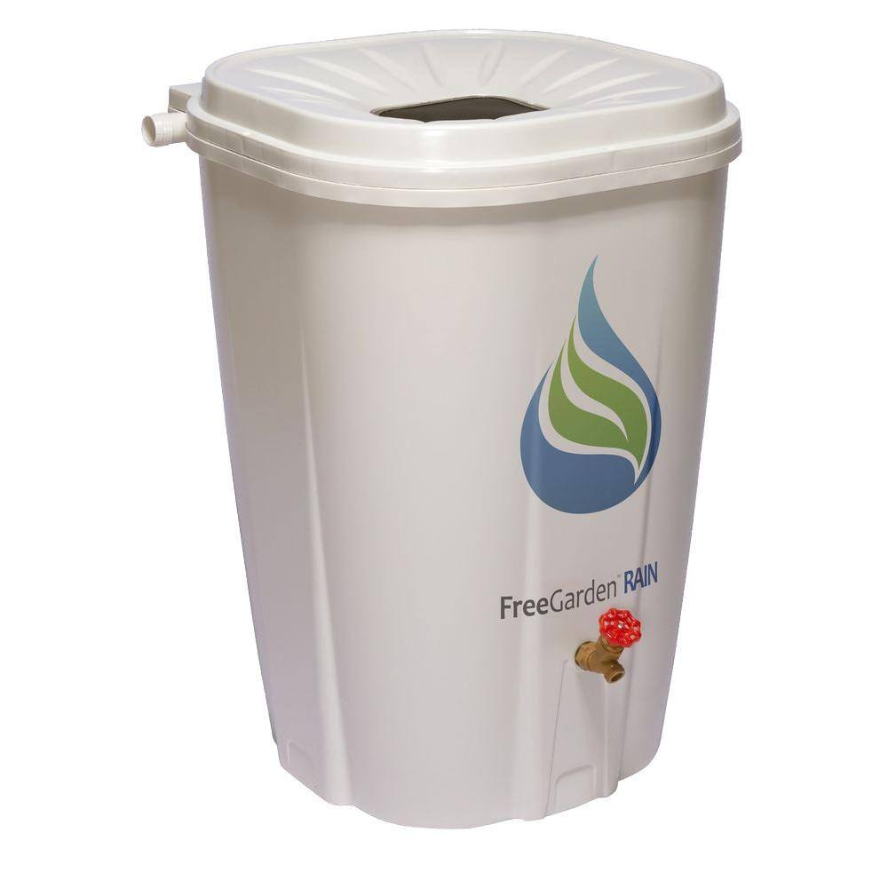 FreeGarden RAIN EWC-10 55 Gal. Rain Barrel with Brass Spigot