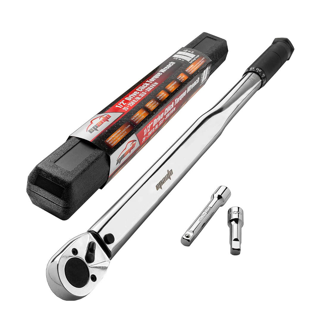 EPAuto 1/2-Inch Drive Click Torque Wrench.25-250 ft.-lb./33.9~338.9 Nm