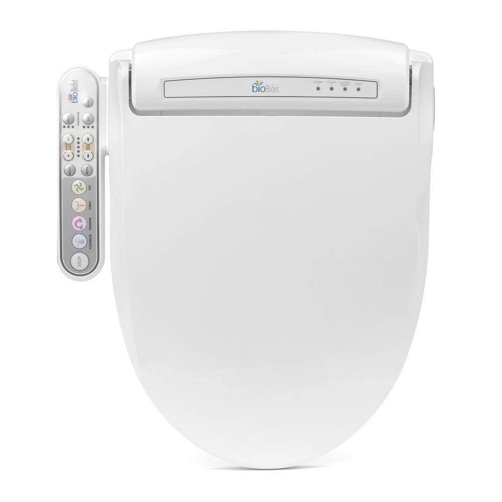 BIO BIDET BB-800R BB-800 Prestige Electric Bidet Seat for Round Toilets in White
