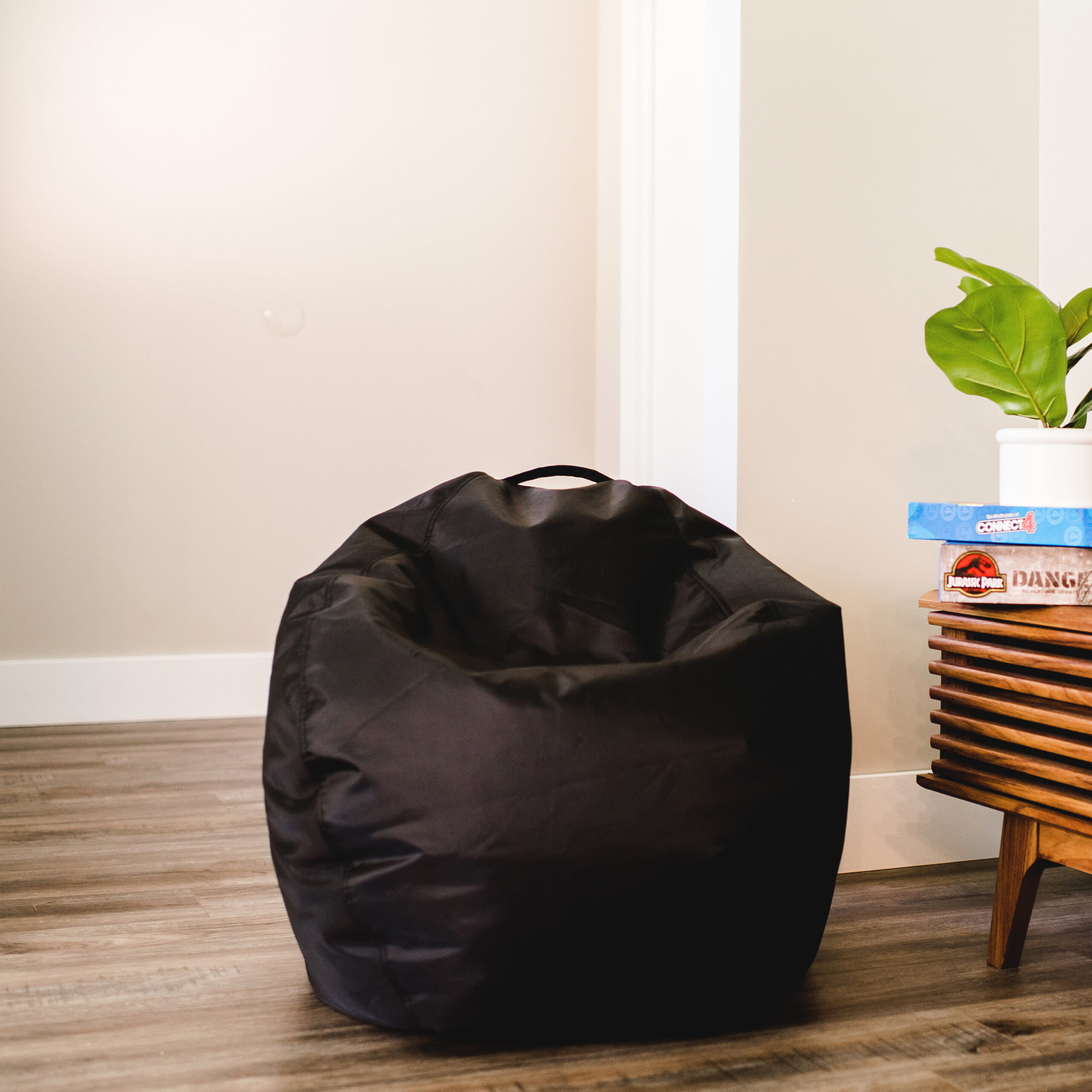 Big Joe Pear Bean Bag Chair. Black 2 pack