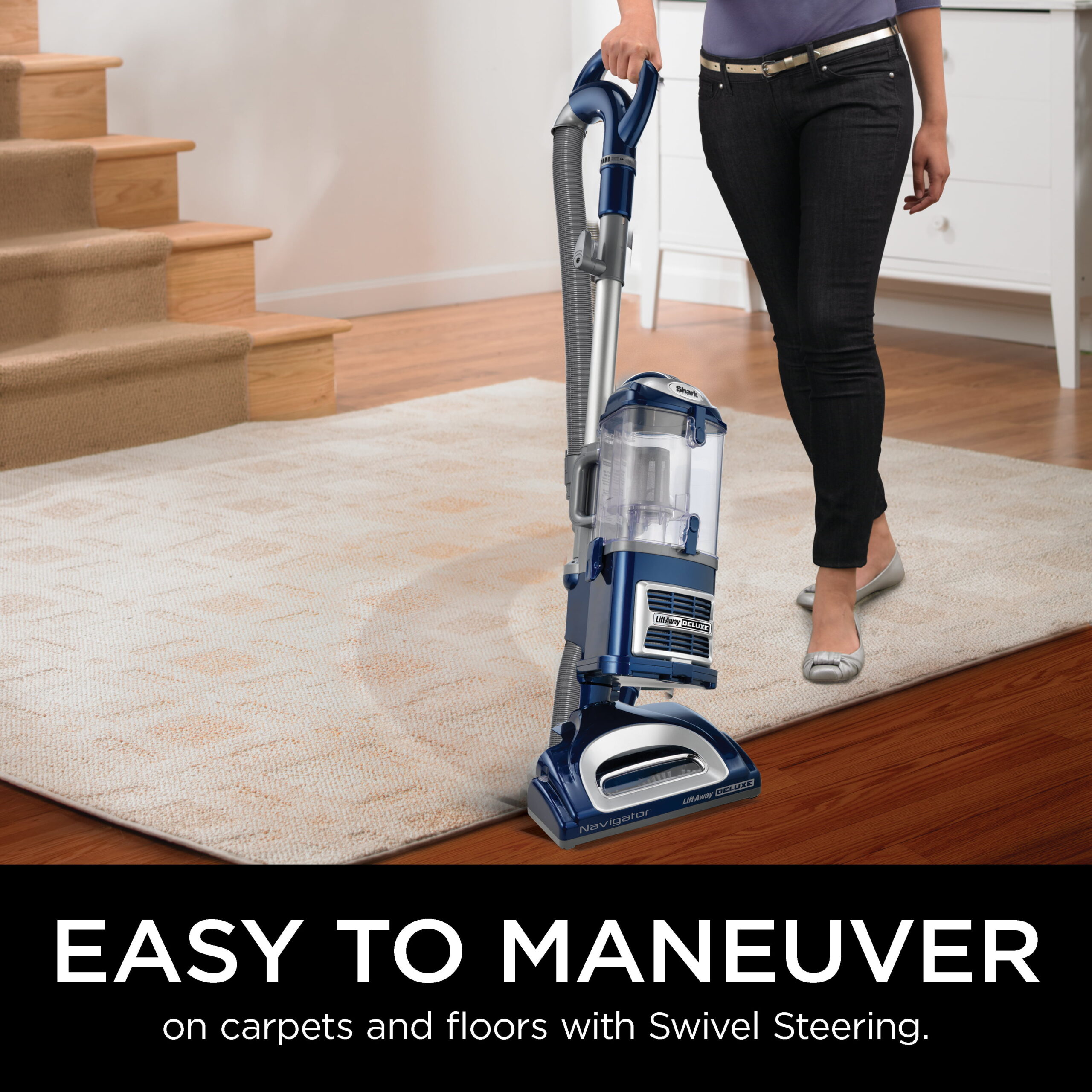 Shark Navigator Lift-Away Deluxe Bagless Upright Vacuum Cleaner - NV360