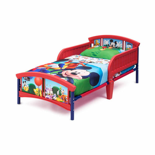 Delta Children Disney Mickey Mouse Plastic Toddler Bed. Multiple Forms