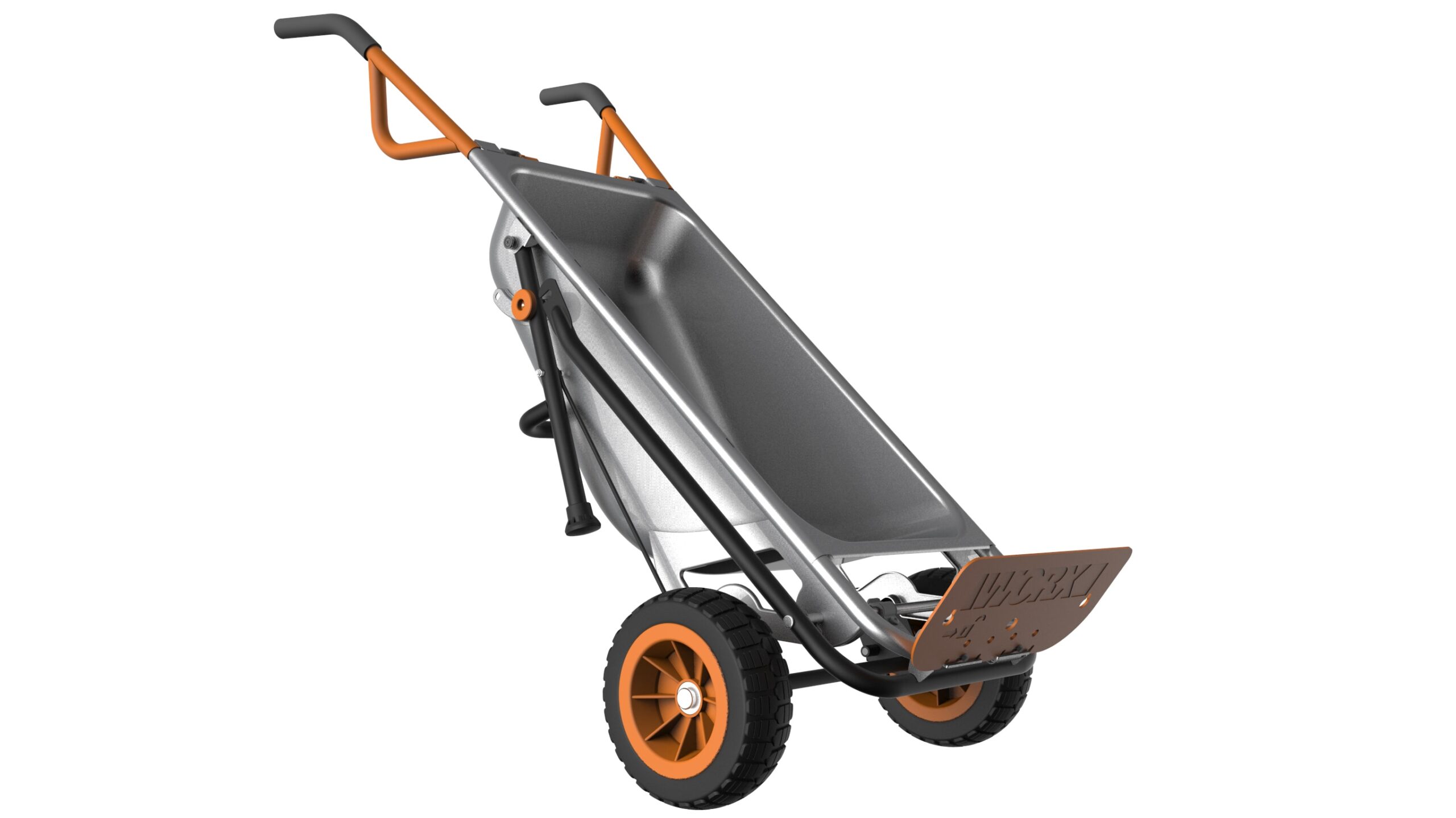 WORX WG050 3-cu ft Steel Folding Yard Cart