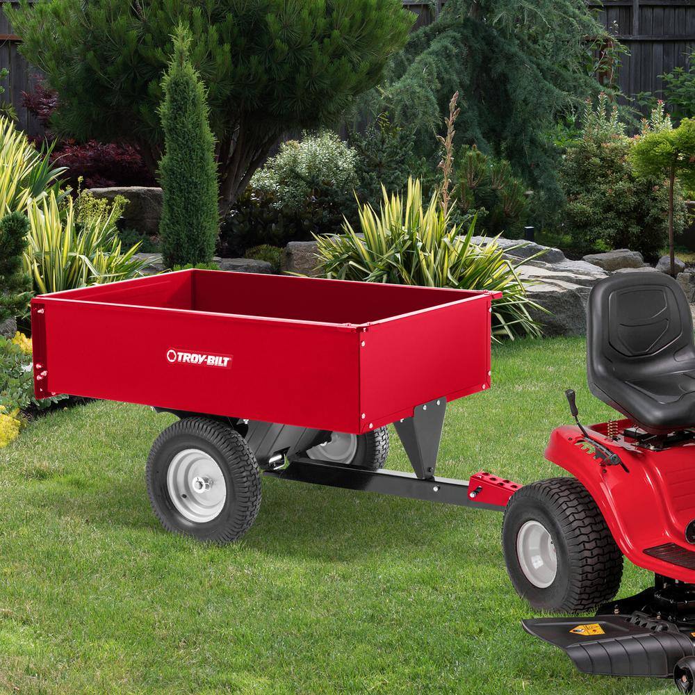 Troy-Bilt TB-3048SS 12 cu. ft. Steel Swivel Dump Cart