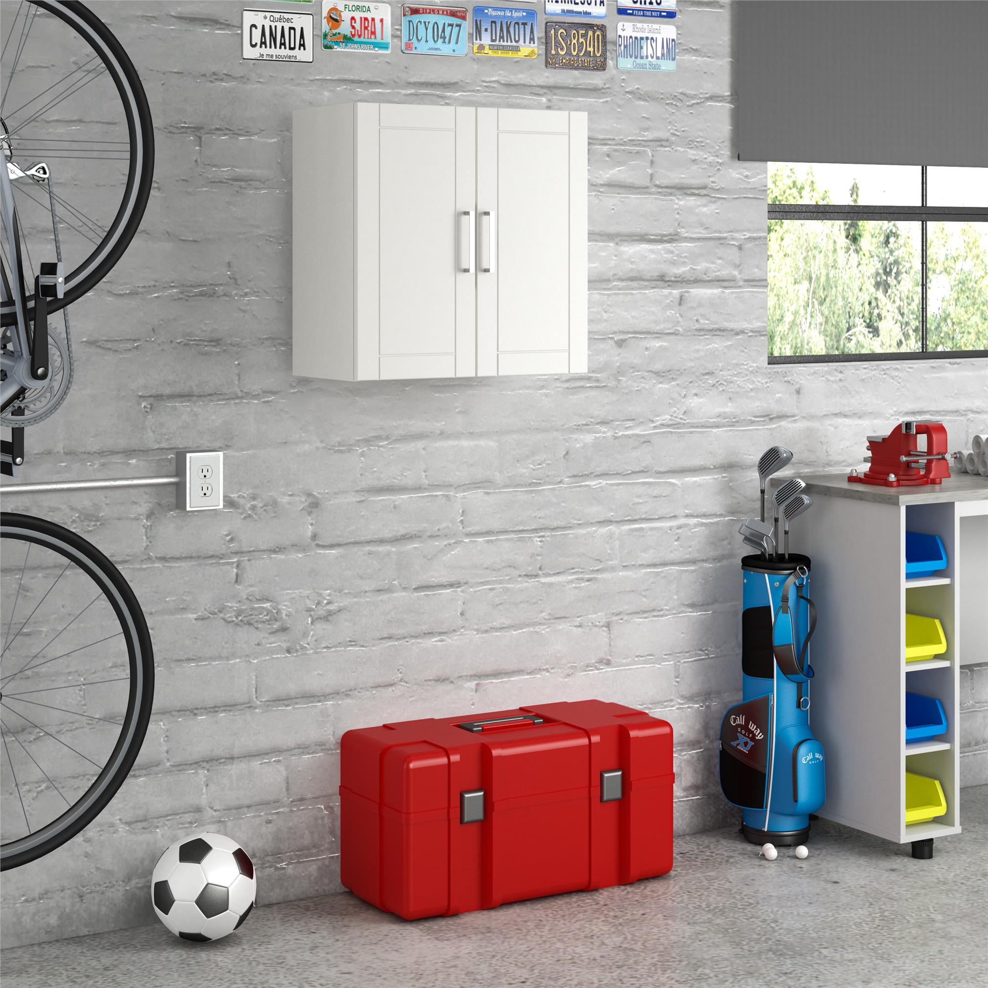 Systembuild Evolution Callahan 24″ Wall Cabinet. White