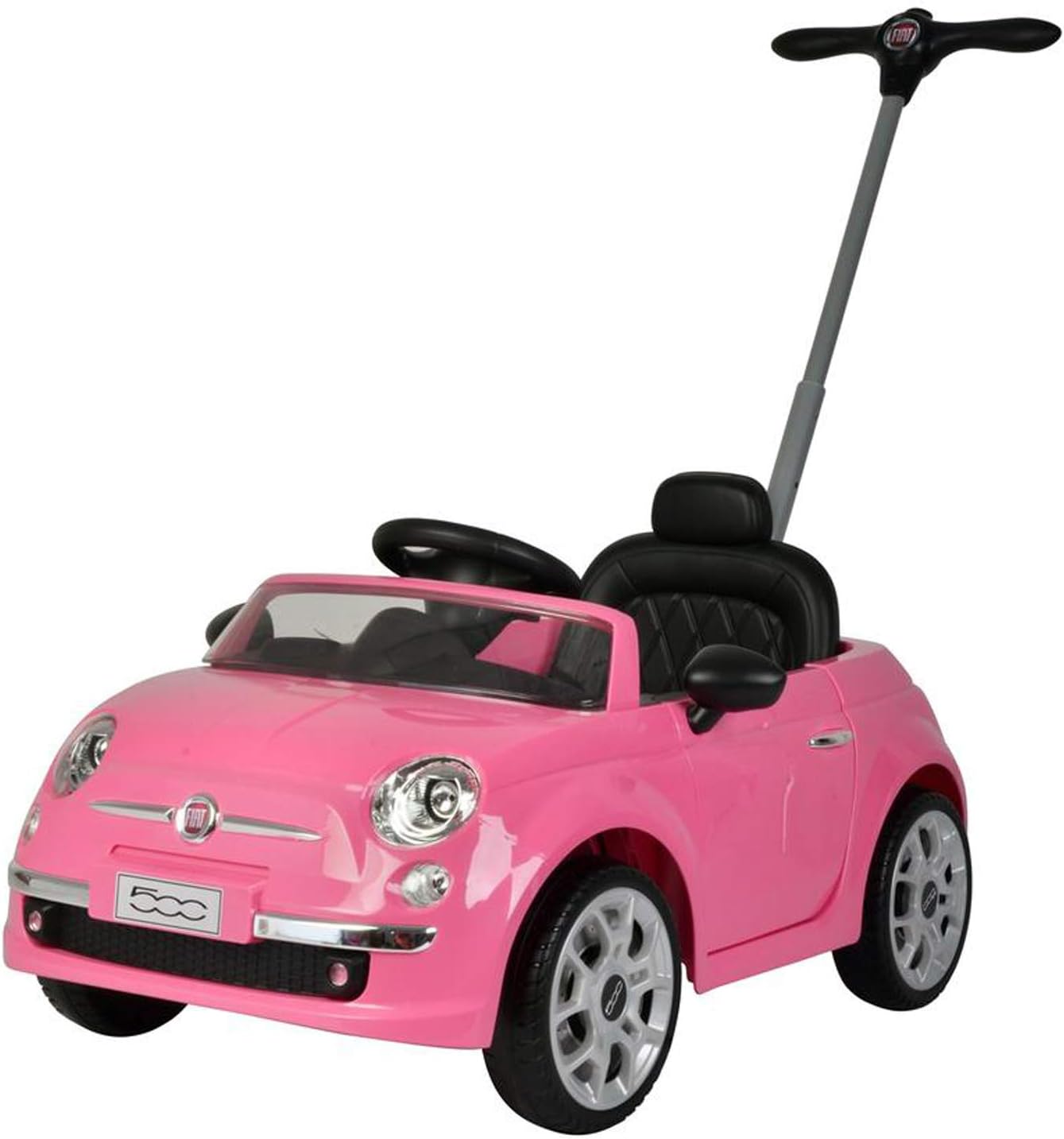 Best Ride On Cars Fiat 500 Push Car. Pink