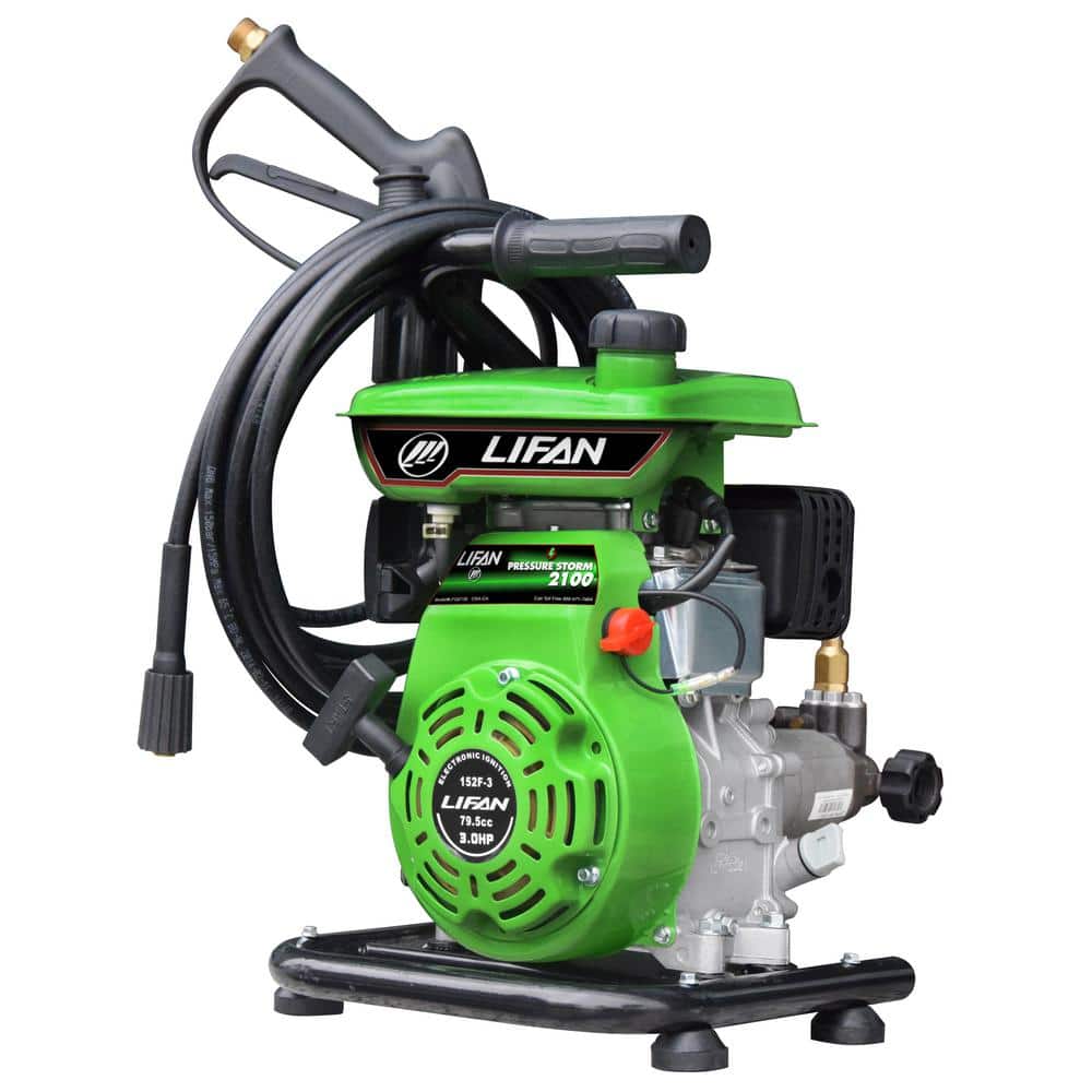 LIFAN LFQ2130-CA 2.100 psi 2.0 GPM AR Axial Cam Pump Recoil Start Gas Pressure Washer with CARB Compliant