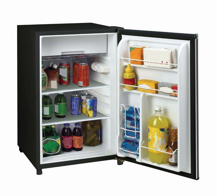 Frigidaire. 4.5 Cu. Ft. Compact Fridge with Chrome Trim - EFR492. Platinum