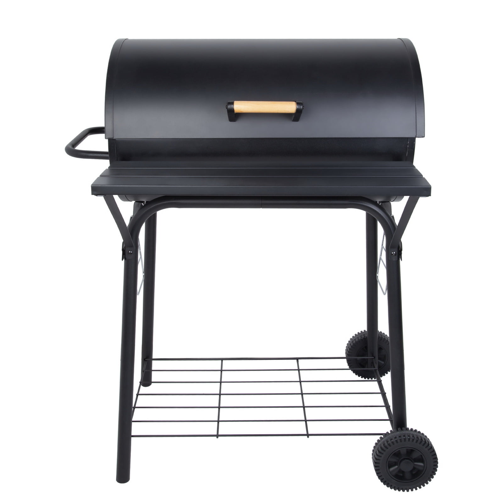 UTEN  Outdoor BBQ Grill Charcoal Barbecue Pit Backyard Meat Cooker Smoker Black