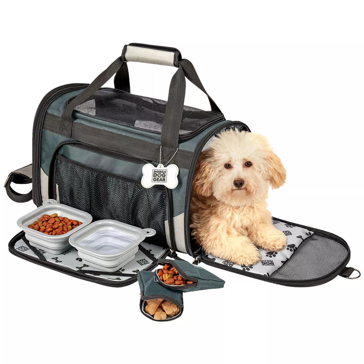 Mobile Dog Gear Pet Carrier Plus. Small (Gray)