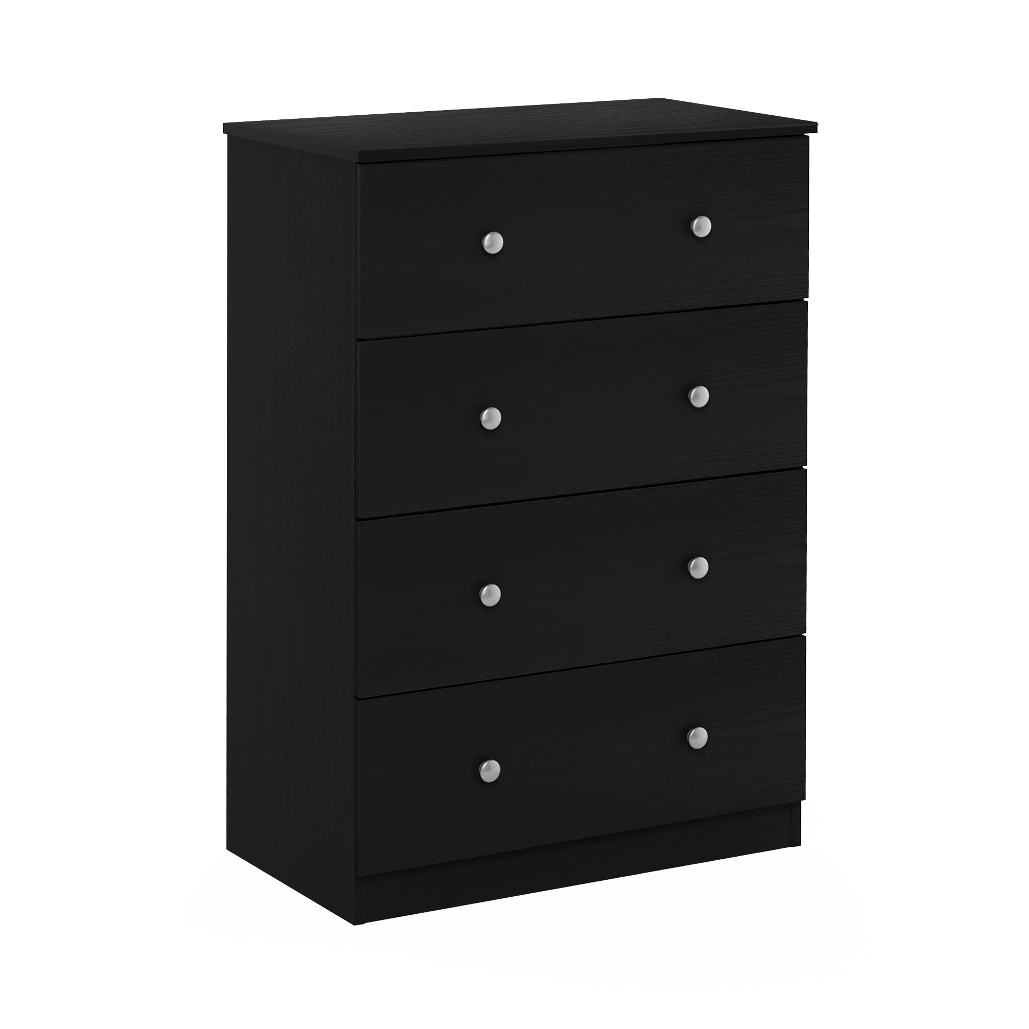 Furinno Tidur Simple Design 4-Drawer Dresser. Americano