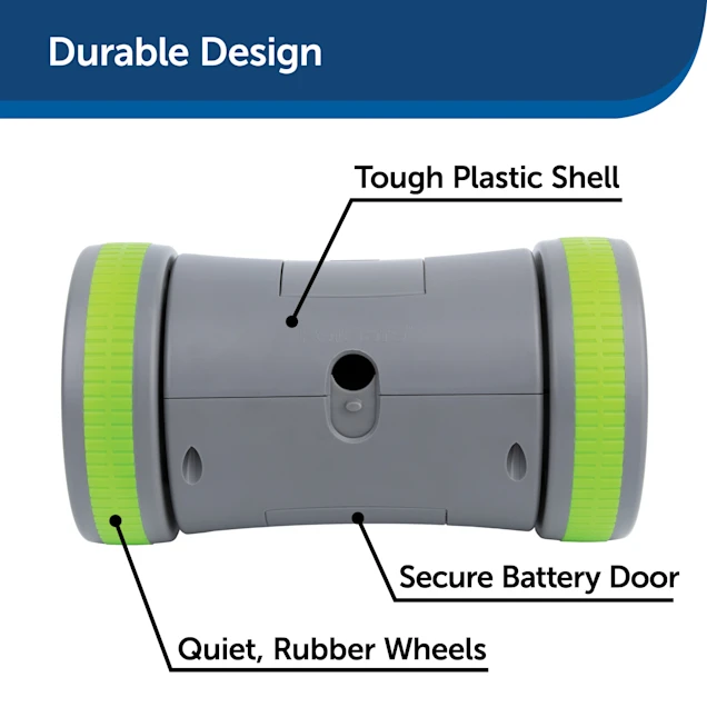 PetSafe Kibble Chase Roaming Treat Dropper Dog Toy. Small