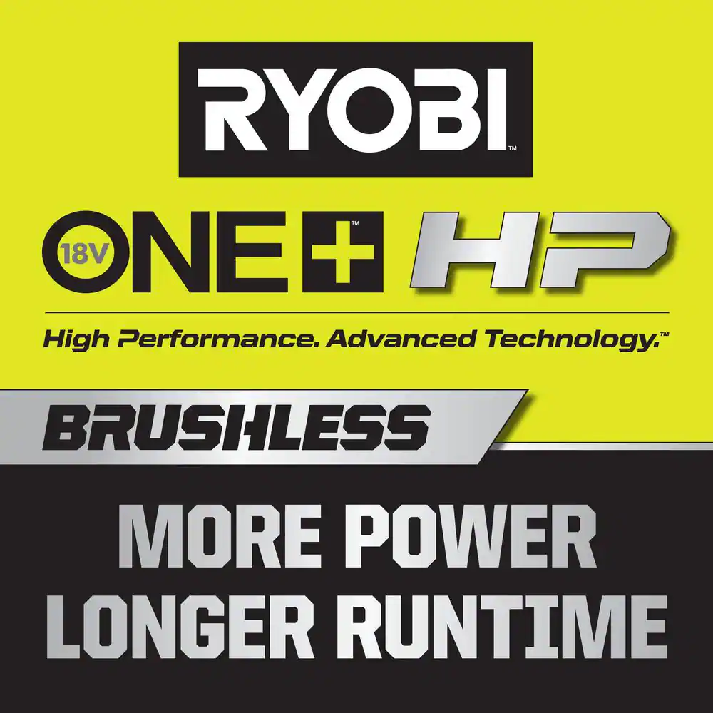 RYOBI P20019BTL-AC ONE+ HP 18V Brushless Whisper Series Cordless Battery String Trimmer w/ Extra 5-Pack Pre-Cut Spiral Line (Tool Only)