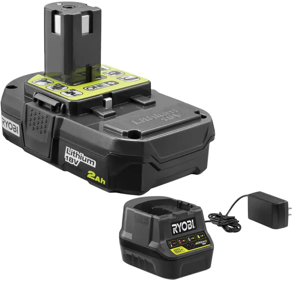 RYOBI P2830 ONE+ 18V Cordless Battery 2 Gal. Chemical Sprayer and Backpack Holster with 2.0 Ah Battery and Charger