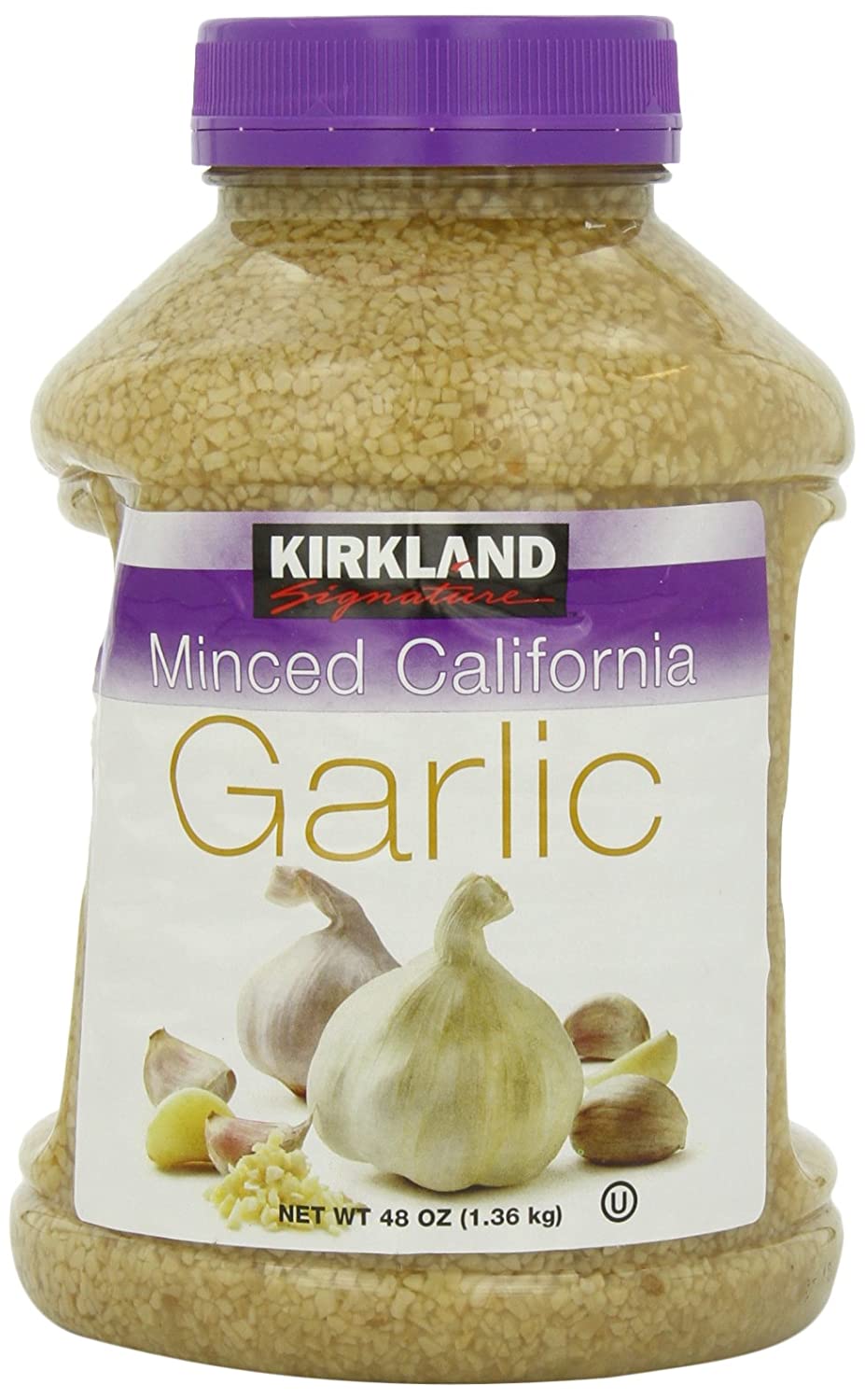 Kirkland Signature Minced California Garlic. 3 Pound (Pack of 2)