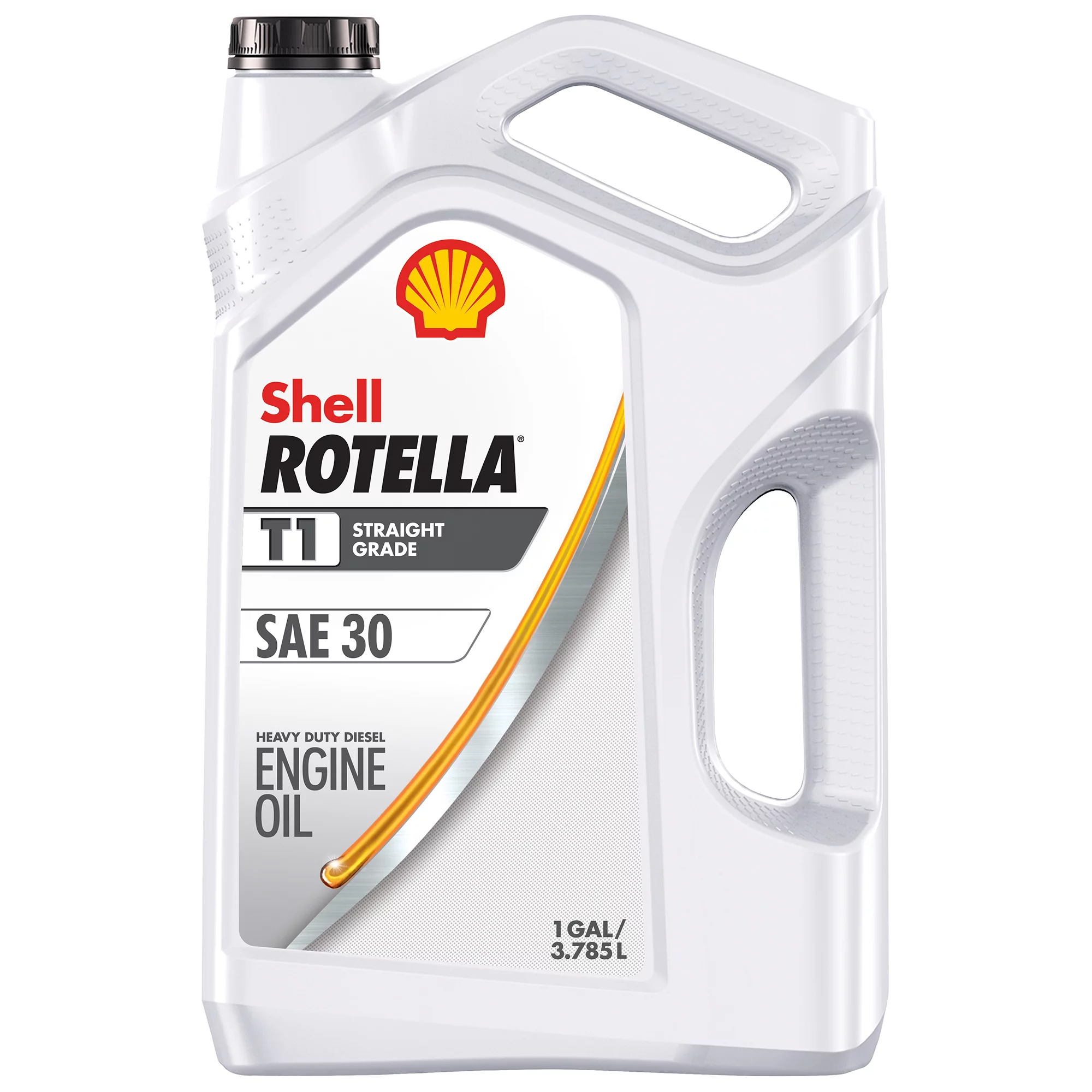 Shell Rotella T1 SAE 30 Conventional Heavy Duty Diesel Motor Oil. 1 Gallon (API CF-2. CF)
