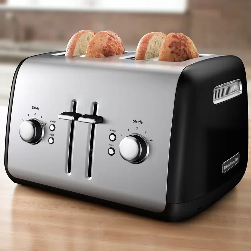 KitchenAid KMT4115OB 4-Slice Toaster with Manual High-Lift Lever