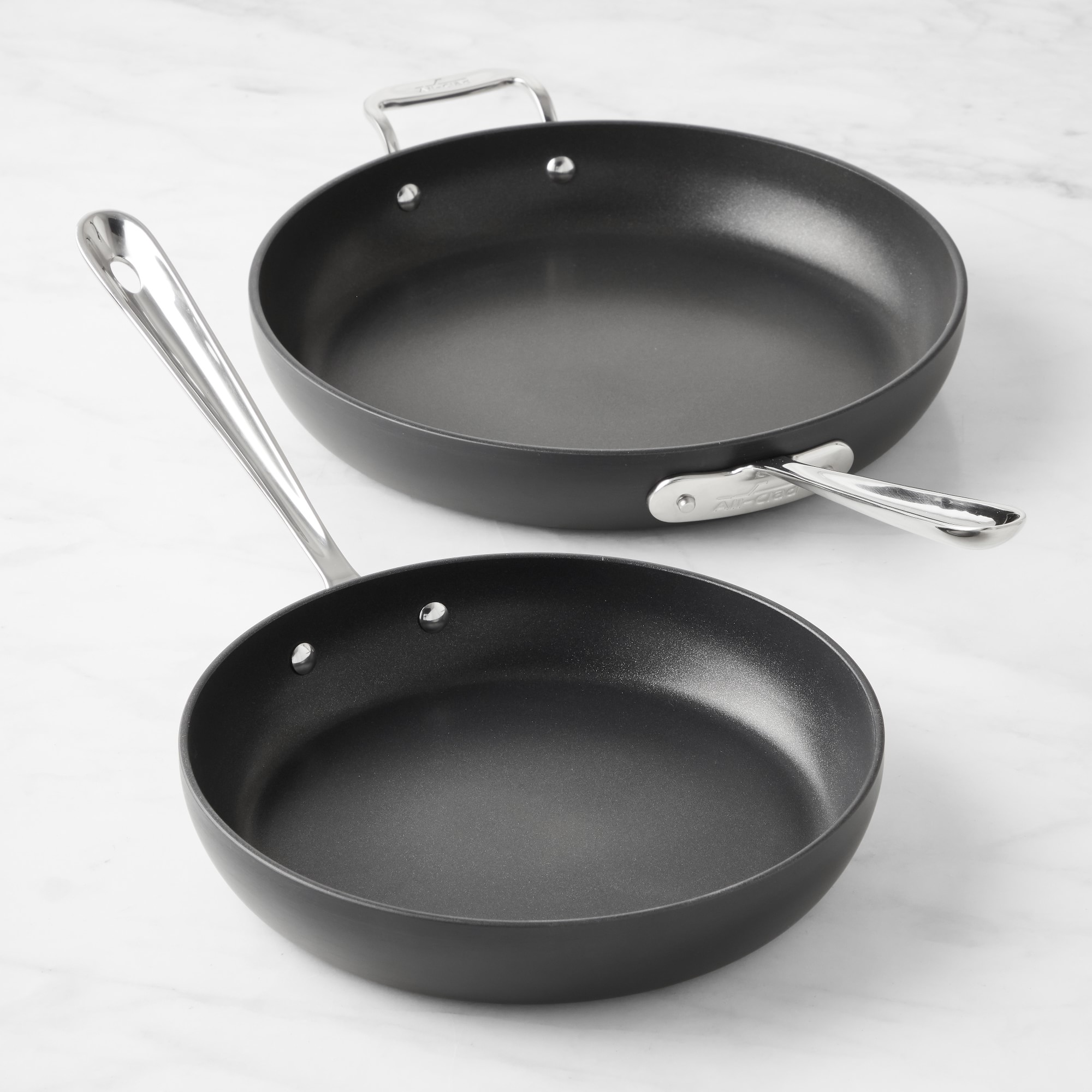 All-Clad HA1 Hard Anodized Nonstick Fry Pan Set 10″ and 12″