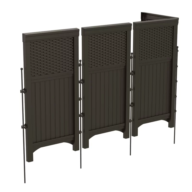 Suncast FSW4423 Wicker 44 in. Resin Screen Enclosure