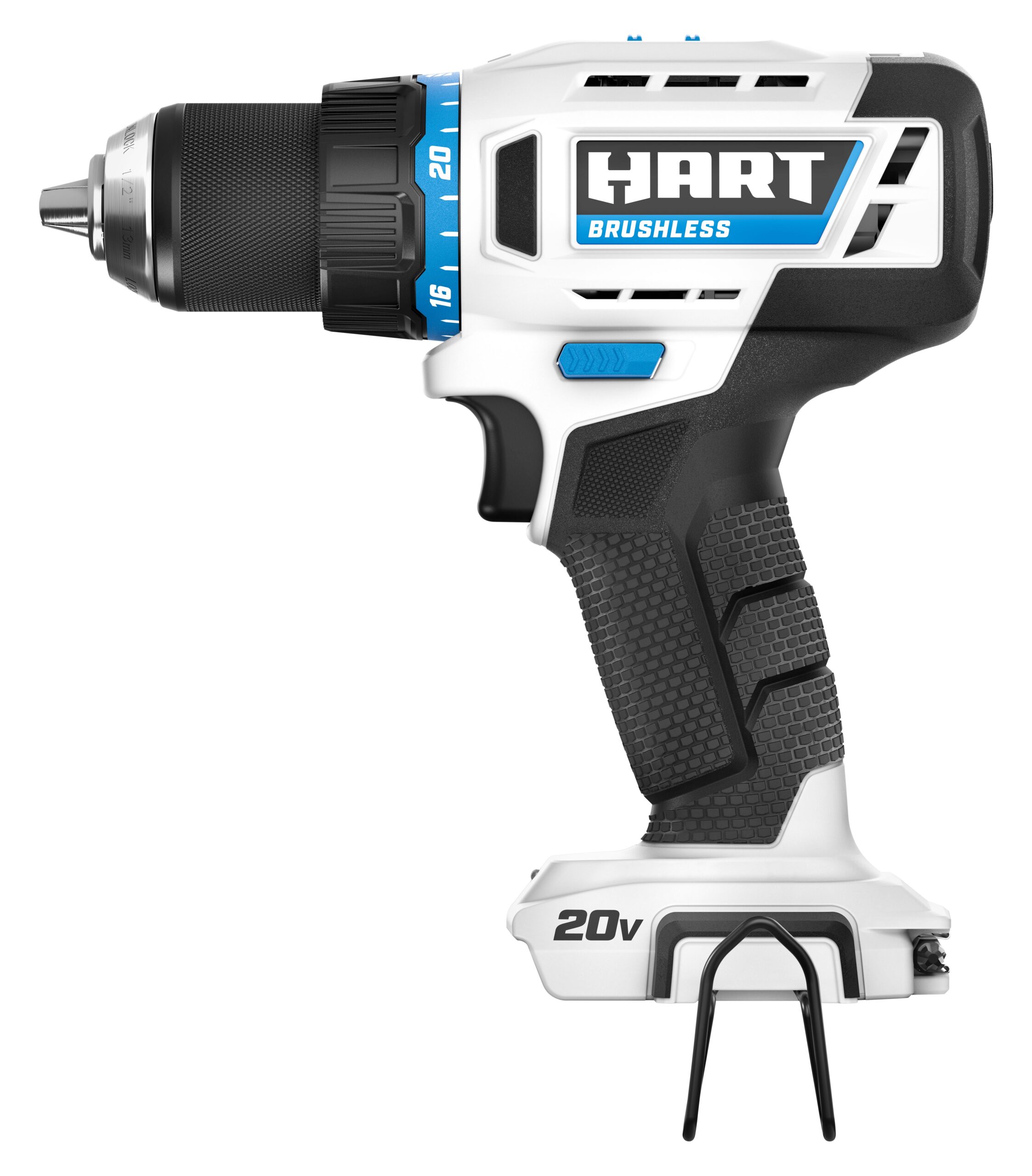 HART Cordless 20-Volt Brushless 1/2-inch Drill/Driver (20V Battery Not Included)