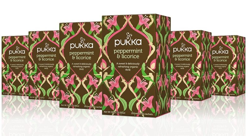 Pukka Peppermint & Licorice Root. Organic Herbal Tea. 6 Pack. 120 Tea Bags
