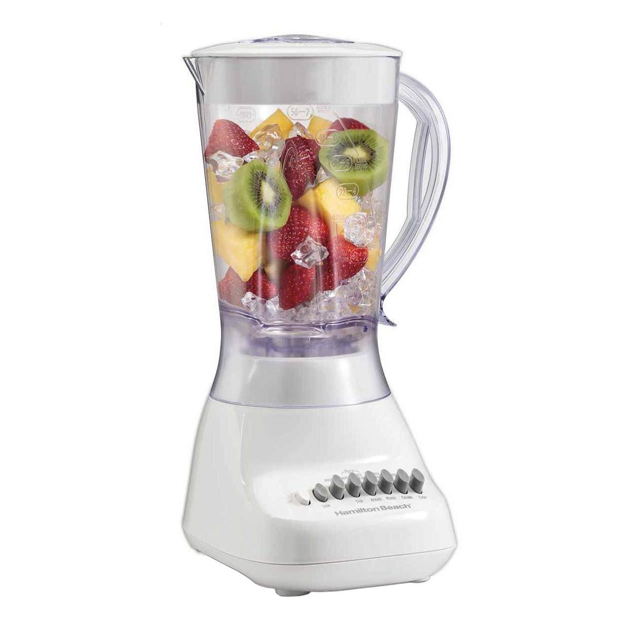 Hamilton Beach 50166 Smoothie 56 Ounce 10 Speed Countertop Mixer Blender. White