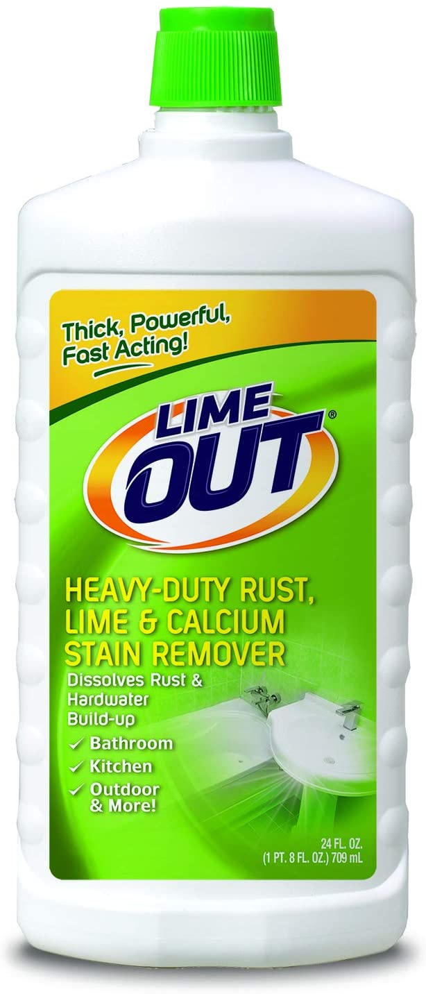 Lime OUT Heavy-Duty Rust. Lime & Calcium Stain Remover. 24 Ounce