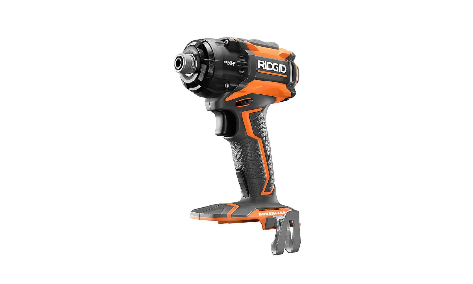 RIDGID R86036BN 18V Brushless Cordless 1/4 in. 3-Speed STEALTH FORCE Impact Driver (Tool Only)