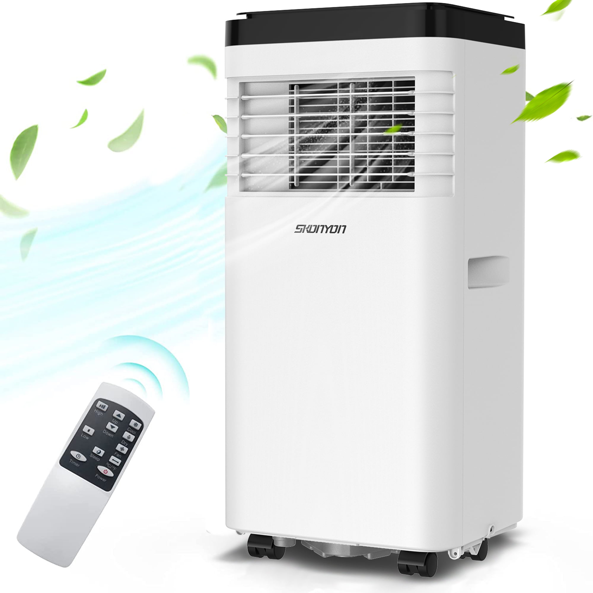 Vebreda 8.000 BTU Portable Air Conditioner with Comfort Sense Remote and Window Kit. White. 1BR328K