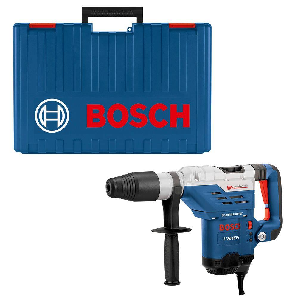 Bosch 855744 13 Amp Corded 1-5/8 in. SDS-max Variable Speed Rotary Hammer Drill with Auxiliary Side Handle and Carrying Case