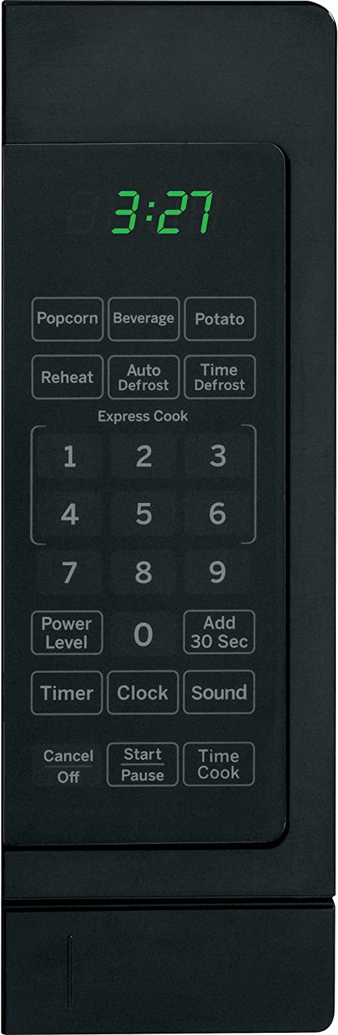 GE Countertop Microwave Oven | Includes Optional Hanging Kit | 0.7 Cubic Feet Capacity. 700 Watts | Kitchen Essentials for the Countertop | Black